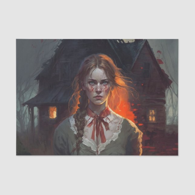 Papel De Seda Haunting house (Frente )