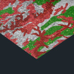 Papel De Seda Haus Do Padrão De Xmas De Prata De Camo<br><div class="desc">Veja o Haus do Camo Christmas Stocking Collections para as ideias mais radicais de presentes.</div>