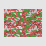 Papel De Seda Haus Do Padrão De Xmas De Prata De Camo<br><div class="desc">Veja o Haus do Camo Christmas Stocking Collections para as ideias mais radicais de presentes.</div>