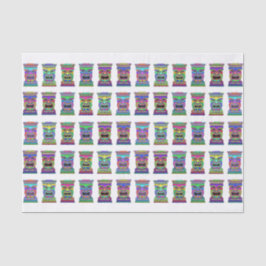 Papel De Seda Havaiano Tiki