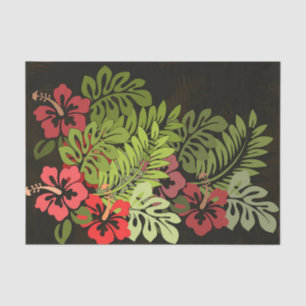 Papel De Seda Hawaii Aloha Flower Art Impressão
