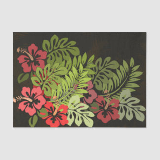 Papel De Seda Hawaii Aloha Flower Art Impressão