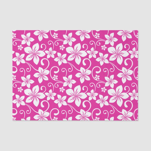 PAPEL DE SEDA HAWAII AZUL (PINTA QUENTE) (Frente )