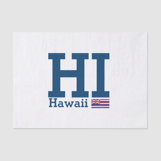 Papel De Seda Hawaii Tissue Paper (Frente )