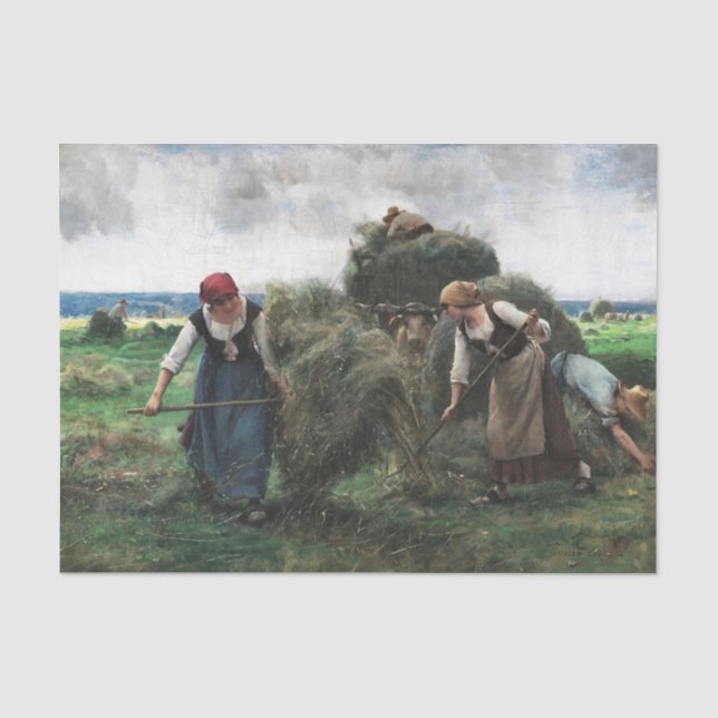 Papel De Seda Haymaking por Julien Dupre (Frente )