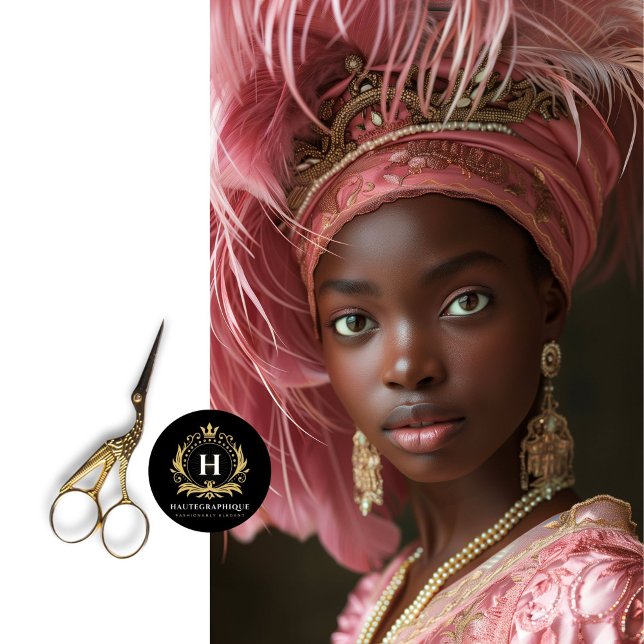 Papel De Seda Headdress de pena rosa com decodificação de Orname (Criador carregado)