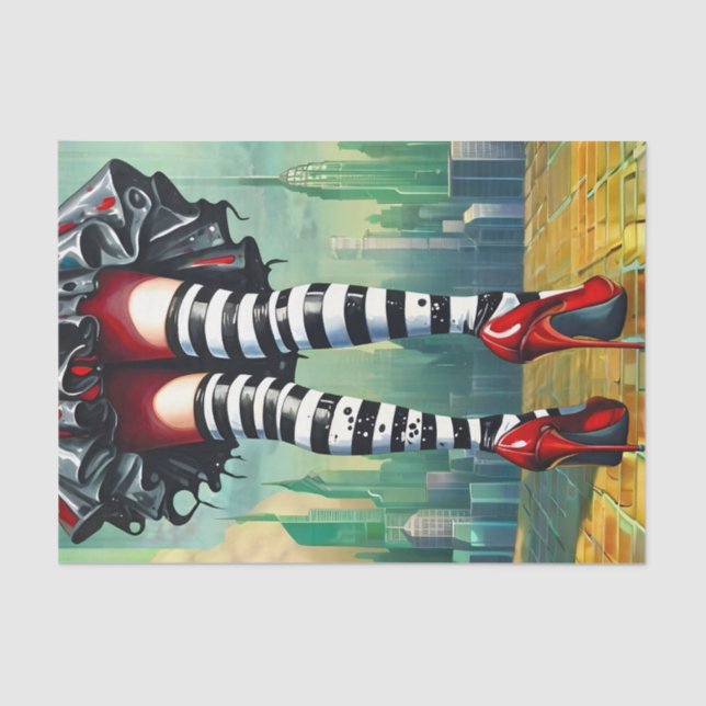 Papel De Seda Heather Heels Witch (Frente )