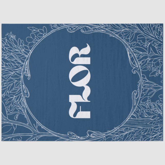 Papel De Seda Heaven Nocturne Florist Tissue Paper (Frente )