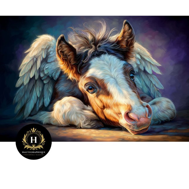 Papel De Seda Heavenly Winged Foal Angel Decoupage (Criador carregado)
