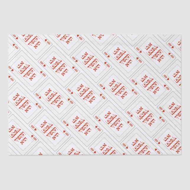 Papel De Seda Hebraico personalizado Venachafoch-hu Purim Mishlo (Frente )