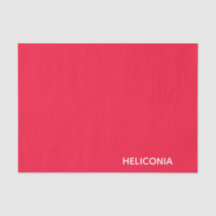 Heliconia red color name