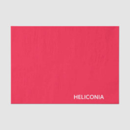 Papel De Seda Heliconia red color name