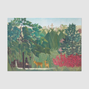 Papel De Seda Henri Rousseau - A Cachoeira