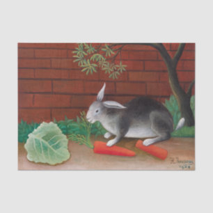 Papel De Seda Henri Rousseau - A Refeição do Coelho