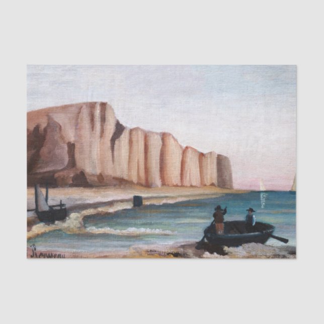Papel De Seda Henri Rousseau - Falésias (Frente )