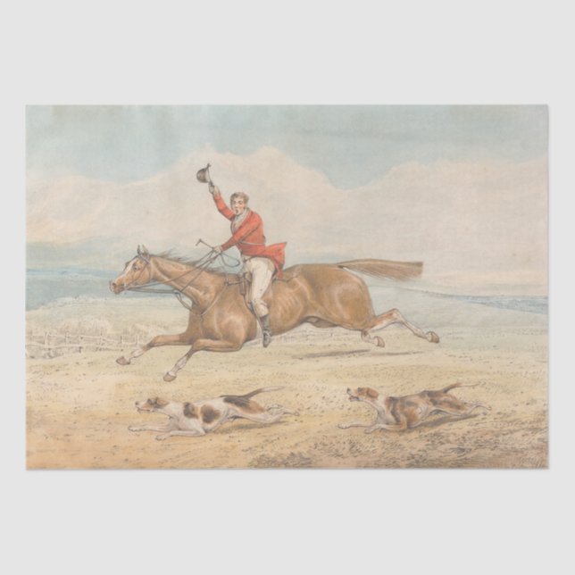 Papel De Seda Henry Alken | A Whipper-In (Frente )