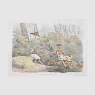 Papel De Seda Henry Alken | Dogs Chasing Pheasants