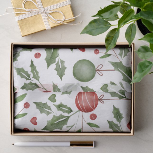 Papel De Seda Hera de Natal (Presente)