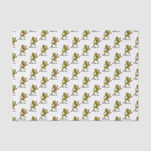 Papel De Seda Heraldic Lion Standcrest Emblem C