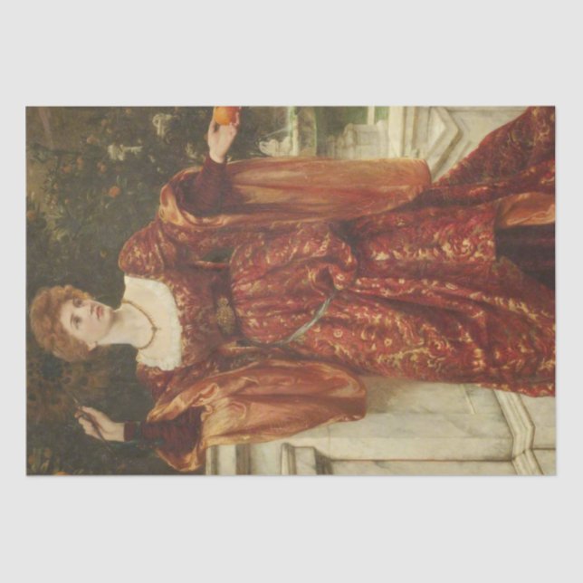 Papel De Seda Hesperia (por Frank Dicksee) (Frente )