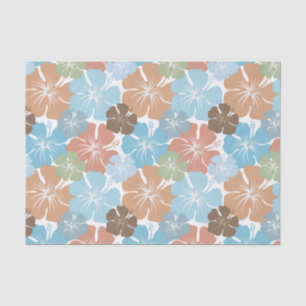 Papel De Seda Hibiscus havaiano floral