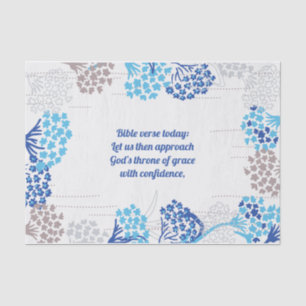 Papel De Seda Hídrangea floral leve e aérea