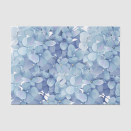 Papel De Seda Hidrangea flores aquarela