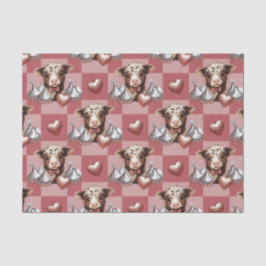 Papel De Seda Highland Cow Chocolate & Heart Kisses Gift Liner