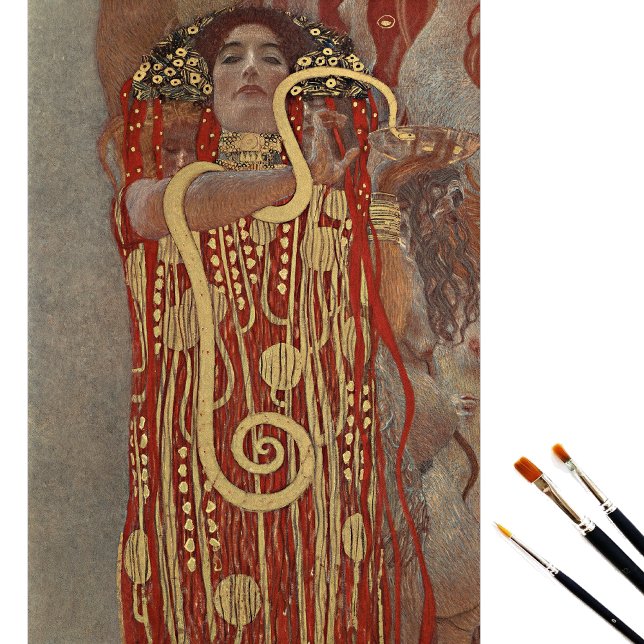 Papel De Seda Higieia por Gustav Klimt (Criador carregado)