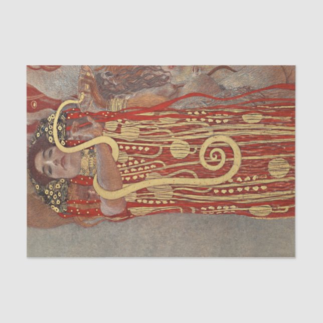 Papel De Seda Higieia por Gustav Klimt (Frente )