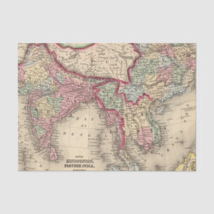 Papel De Seda Hindoostan, India mais distante, China, Tibet
