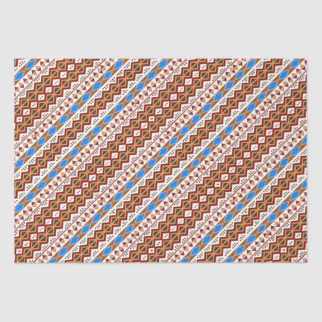 Papel De Seda História Tribal (Frente )