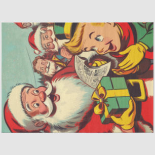 Papel De Seda Histórias em quadrinhos de Santa Claus