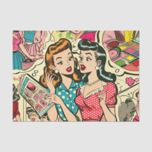 Papel De Seda Histórias em quadrinhos Meninas Trópicas