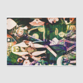 Papel De Seda Histórias Engraçado Desenho da Rainha Rainha Vinta