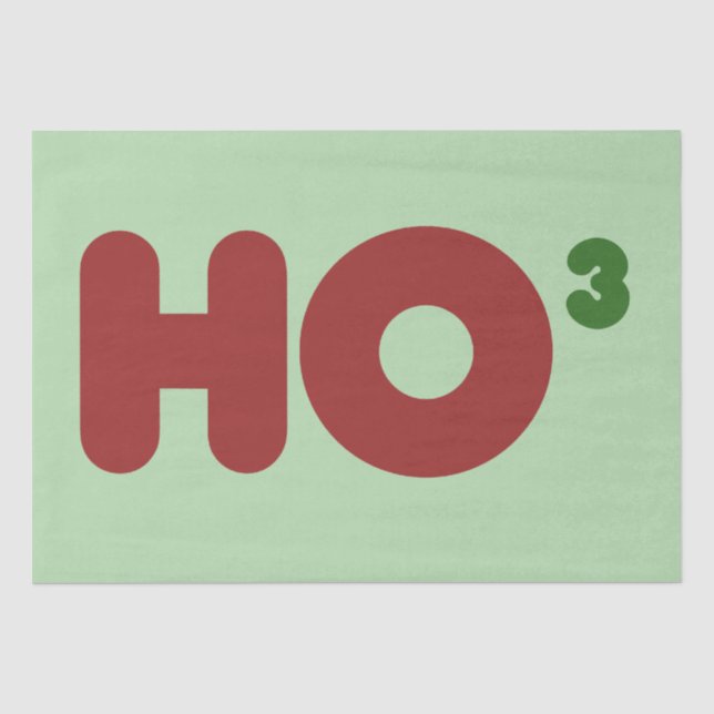 Papel De Seda Ho 3 Natal engraçado (Frente )