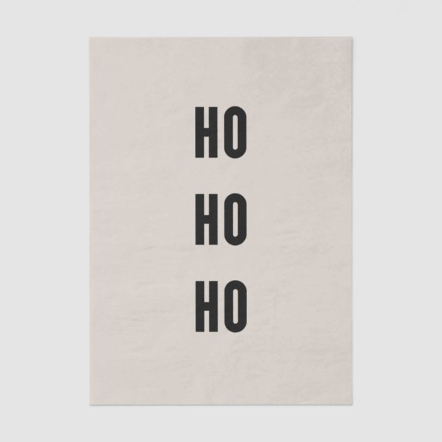 Papel De Seda Ho Ho Ho (Frente )