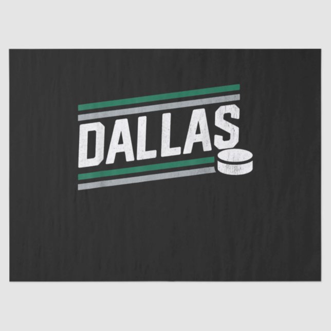 Papel De Seda Hockey Lover | Legal jogo de hóquei de Dallas (Frente )