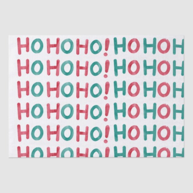 Papel De Seda Hoho Christmas (Frente )