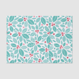 Papel De Seda Holly Berry Christmas