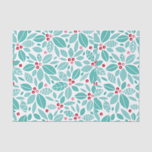 Papel De Seda Holly Berry Christmas