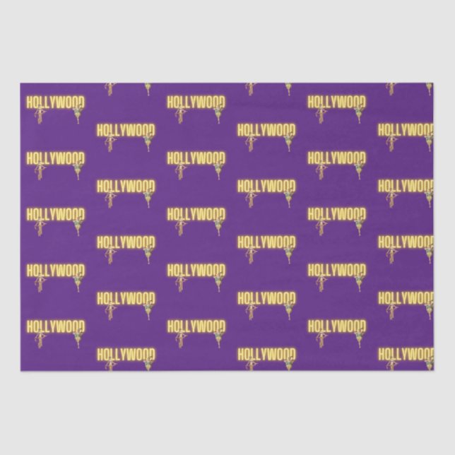 Papel De Seda Hollywood Vintage Beauties & Neon (Frente )