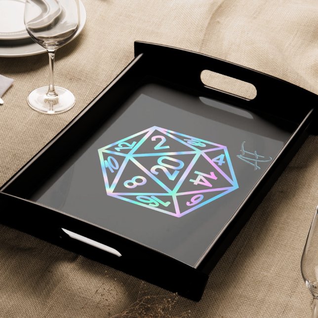 Papel De Seda Holograma D20 Crit AF | PnP Tabletop Gamer Dice (Criador carregado)