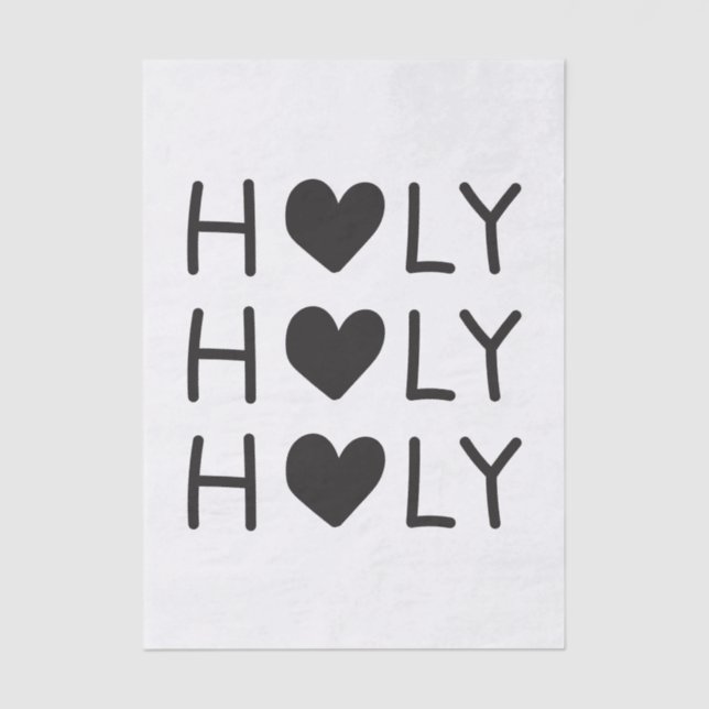 Papel De Seda holy holy holy  (Frente )