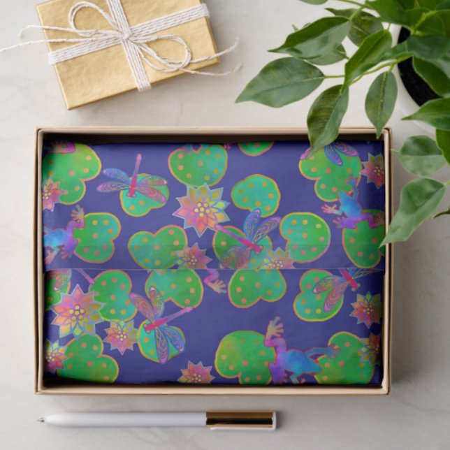 Papel De Seda Home on the Water Midnight (Presente)