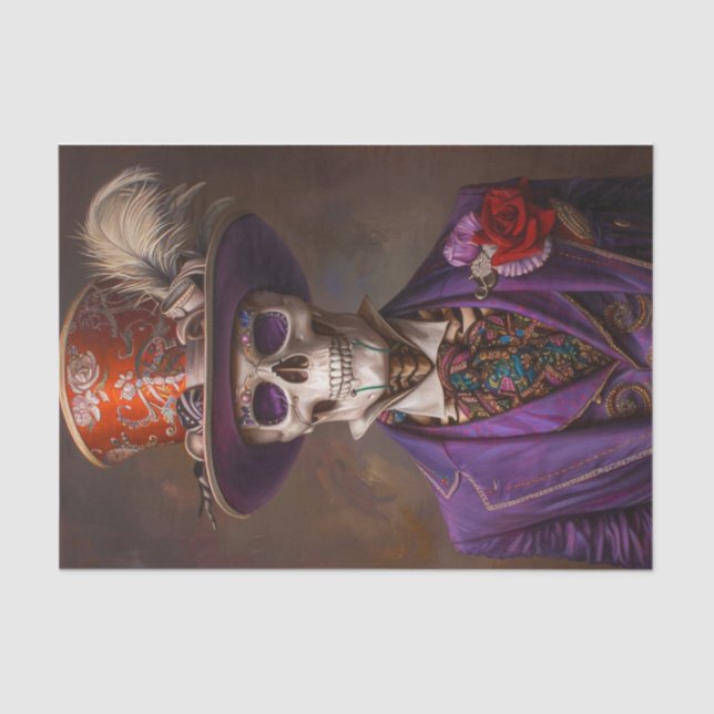 Papel De Seda Homem morto8 (Frente )