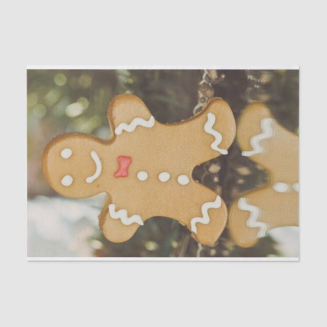 Papel De Seda Homem-pão de Natal (Frente )
