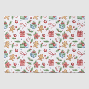 Papel De Seda Homem-pão de Natal bonito