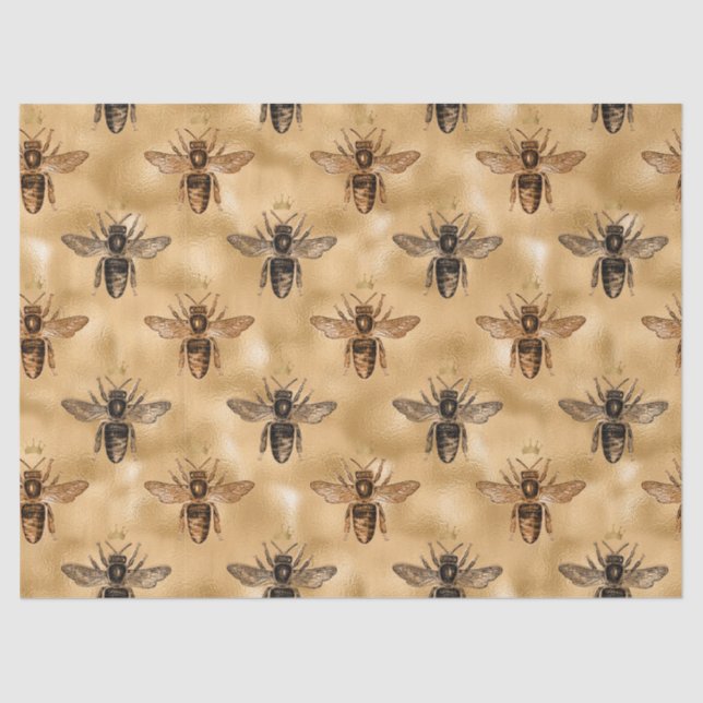 Papel De Seda Honey Bee Series Design 2 (Frente )