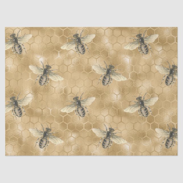 Papel De Seda Honey Bee Series Design 6 (Frente )